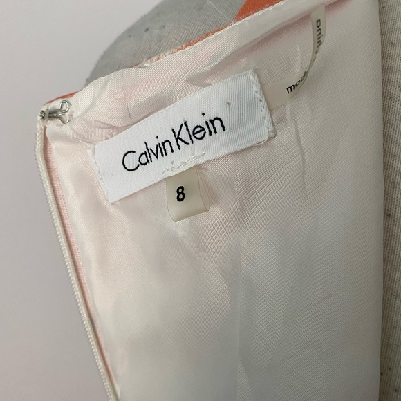 Calvin Klein floral sleeveless dress sz-8 - Picture 4 of 7